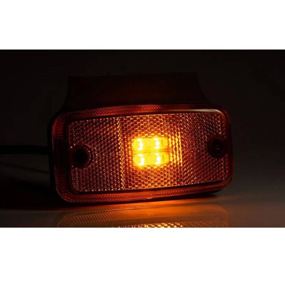 Lampa gabarit 110x54, LED, galbena, cu suport, 12-36V, FT-019Z+K Fristom