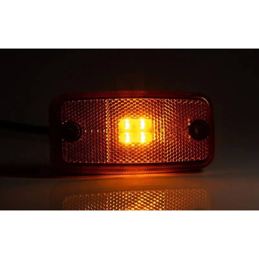 Lampa gabarit 110x54, LED, galbena, tip iveco, FT-019Z Fristom
