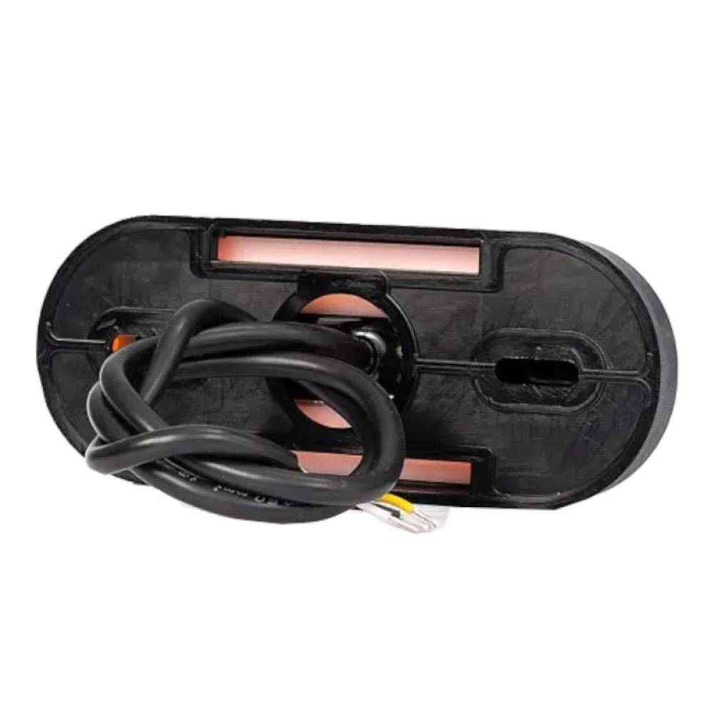 Lampa gabarit 124x51, LED, functie semnalizare, cu suport, galbena, 12-36V, FT-071-Z Fristom
