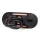 Lampa gabarit 124x51, LED, functie semnalizare, cu suport, galbena, 12-36V, FT-071-Z Fristom