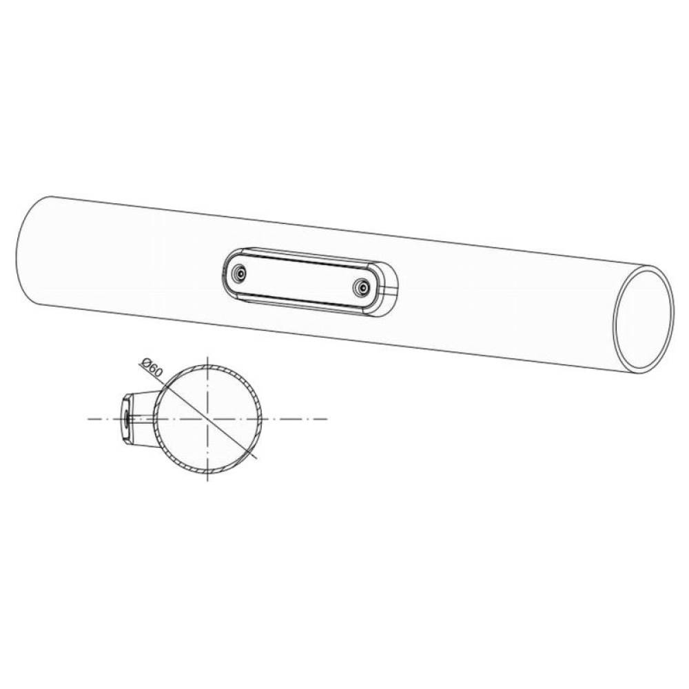 Lampa gabarit 110x30.5, LED, albastra, 12-36V, FT-045N Fristom Lampa gabarit 110x30.5, LED, albastra, 12-36V, FT-045N Fristom