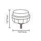 Girofar 12/24V, h83 (124), fi97, LED, 24W, ALR0076 TruckLed 