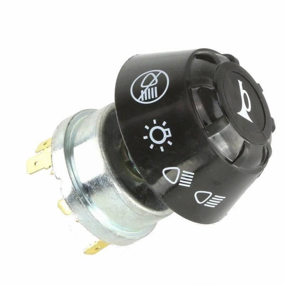 Intrerupator lumini rotativ cu claxon 5 pini Massey Ferguson, Fiat, Case IH, Lamborghini, Renault BLEP 730 247Lighting