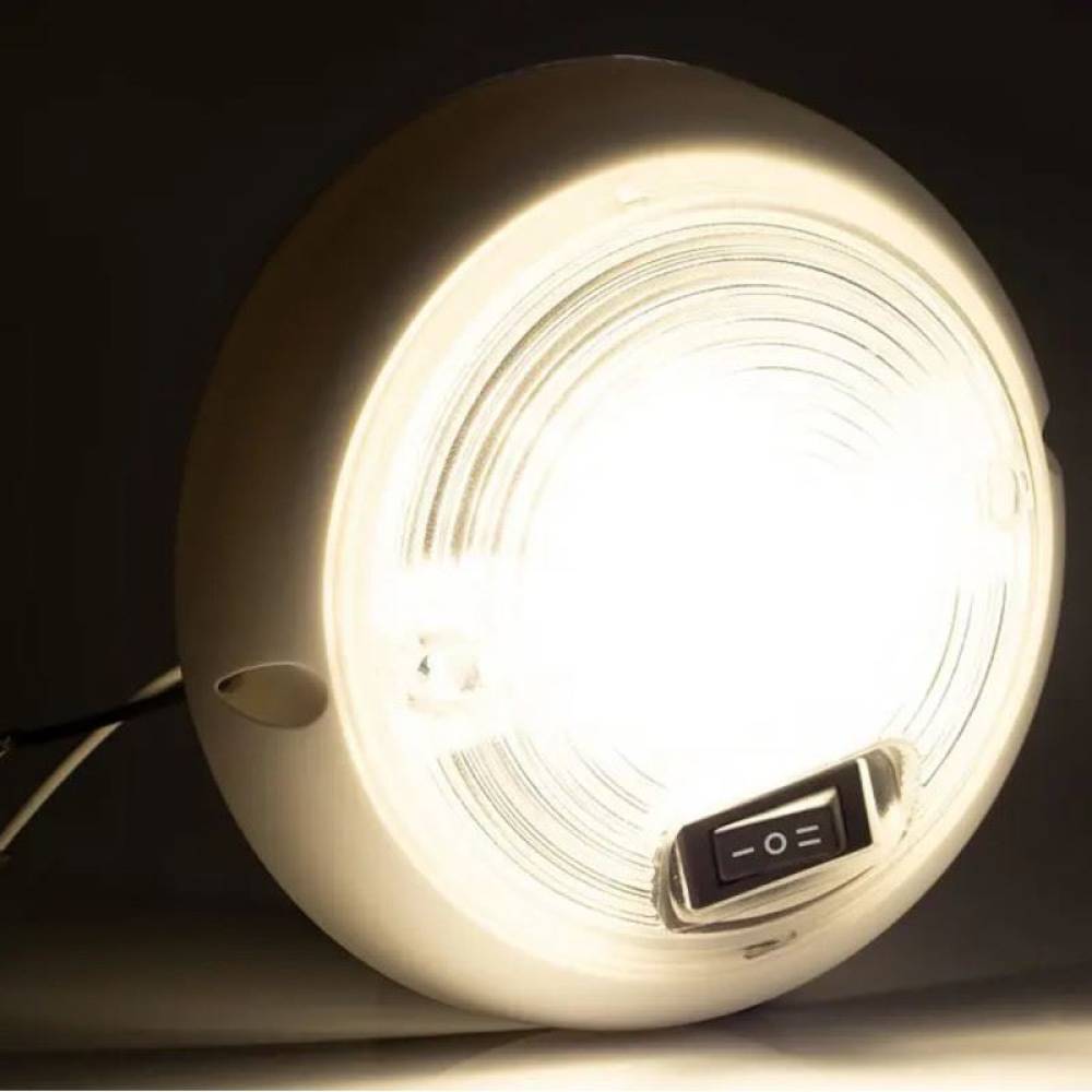 Lampa interior plafon fi143 cu LED, cu intrerupator, cu 2 faze FT-160 BW Fristom