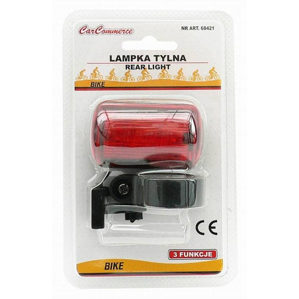 Lampa spate bicicleta 5 LED-uri, 2 xAAA 68421 CarCo