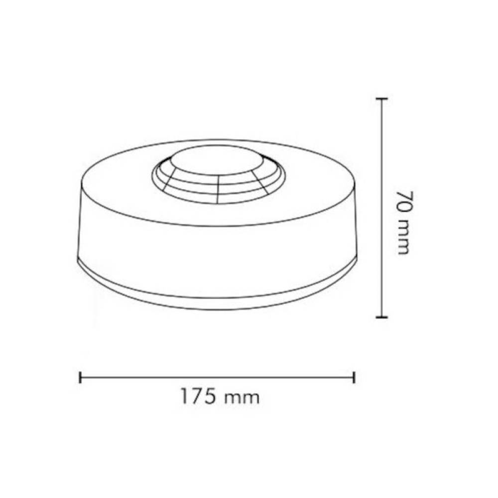 Girofar 12/24V, h71, 48 LED-uri, prindere cu magnet, UFO II, ALR0029 Truckled