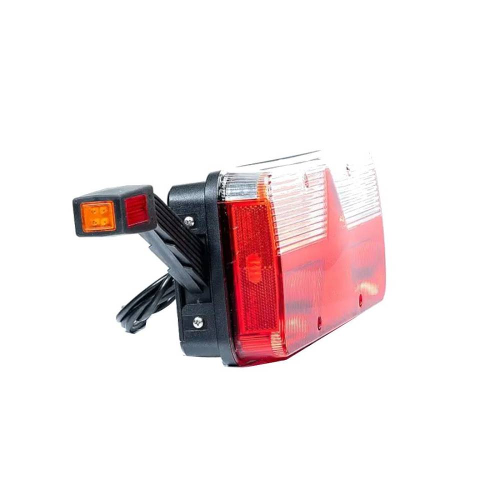 Lampa stop 400x153, 6 functii cu bec, stanga, cu gabarit Led, Kingpoint FT145, FT-500-135 Fristom