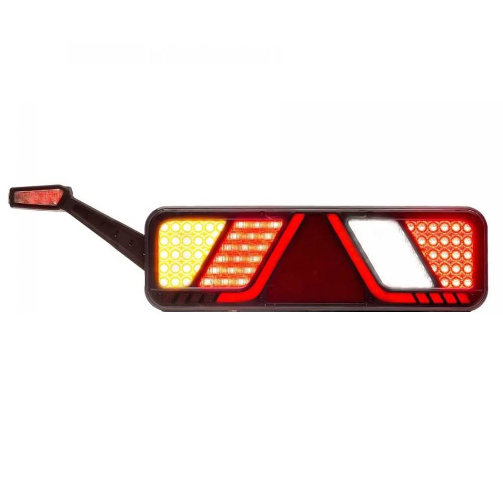 Lampa stop 450x138, 24V, LED, 6 functii, cu ceata, mers inapoi si triunghi