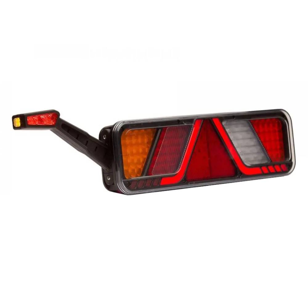 Lampa stop 450x138, 24V, LED, 6 functii, cu ceata, mers inapoi si triunghi