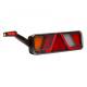 Lampa stop 450x138, 24V, LED, 6 functii, cu ceata, mers inapoi si triunghi