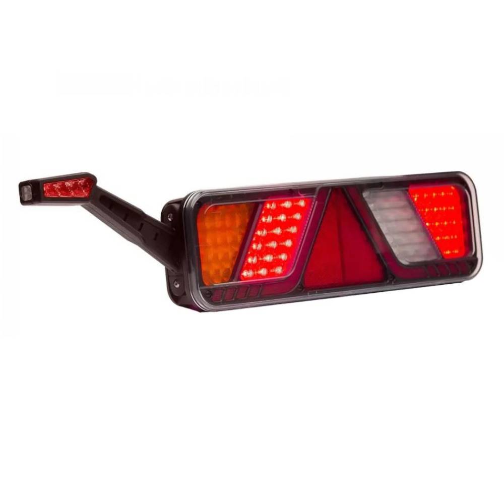 Lampa stop 450x138, 24V, LED, 6 functii, cu ceata, mers inapoi si triunghi