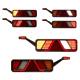 Lampa stop 450x138, 24V, LED, 6 functii, cu ceata, mers inapoi si triunghi