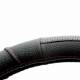 Husa volan 37-39cm, piele neagra cu cusatura rosie Genuine Leather 2505FL1 Car+