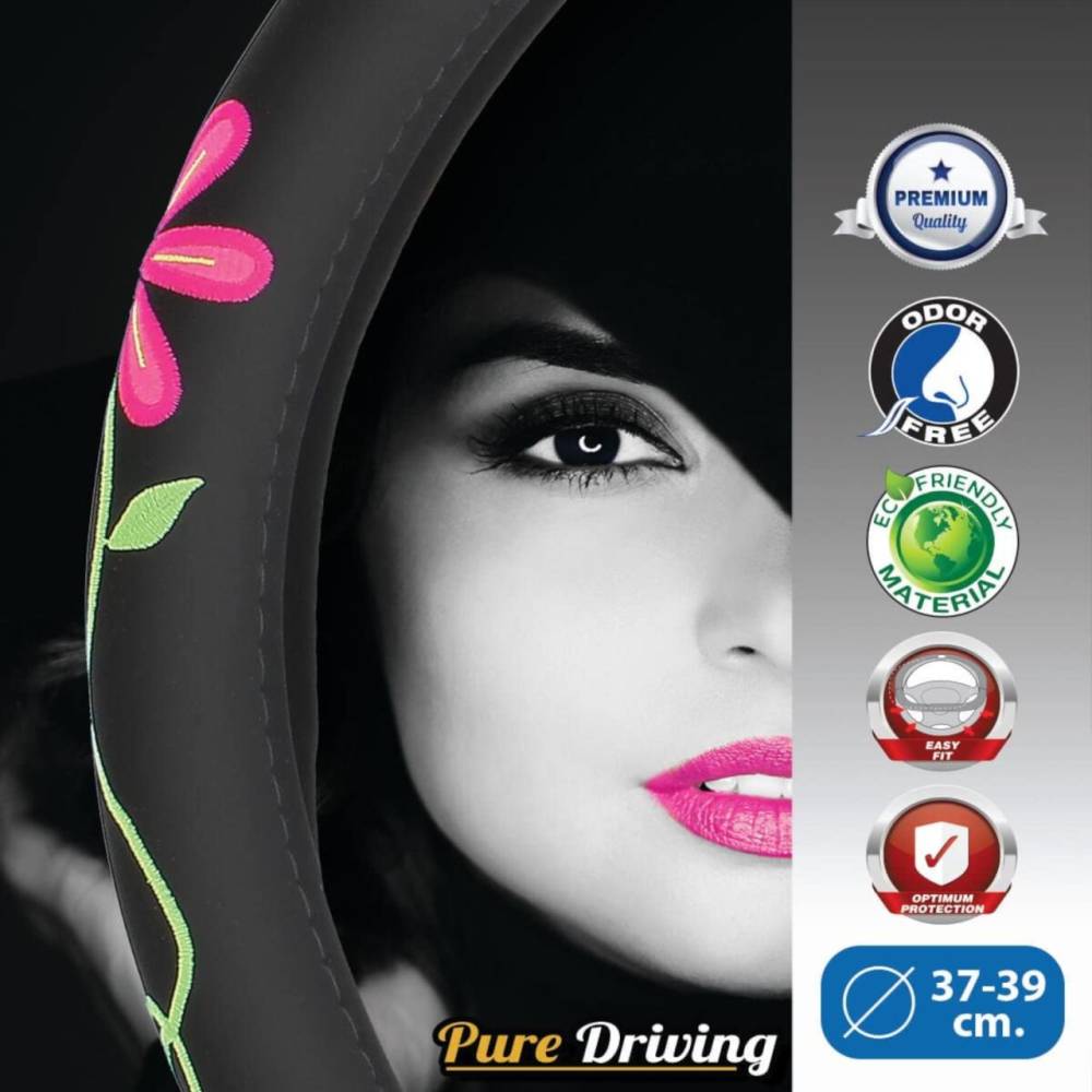 Husa volan 37-39cm, material textil, 2505090 Car+