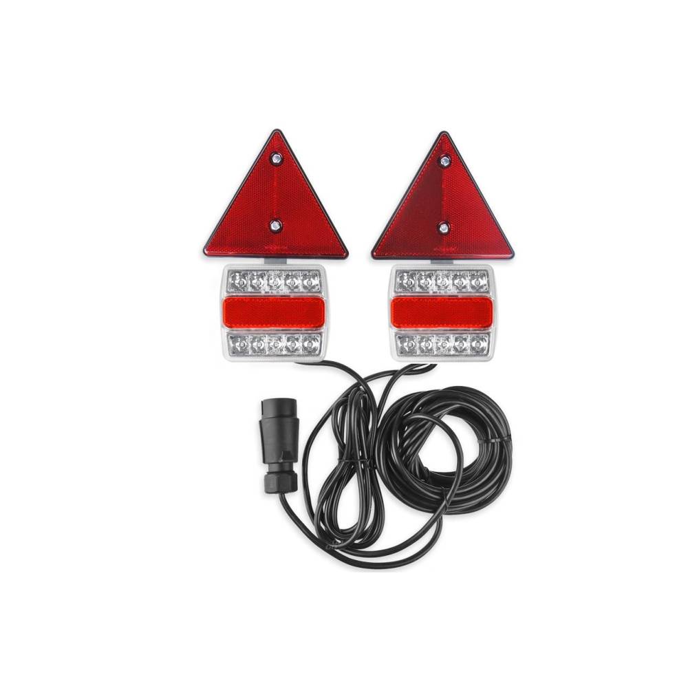 Kit lampi remorca cu magnet, cu LED, cablu 7,5m, fisa 7pini, 02140 Amio