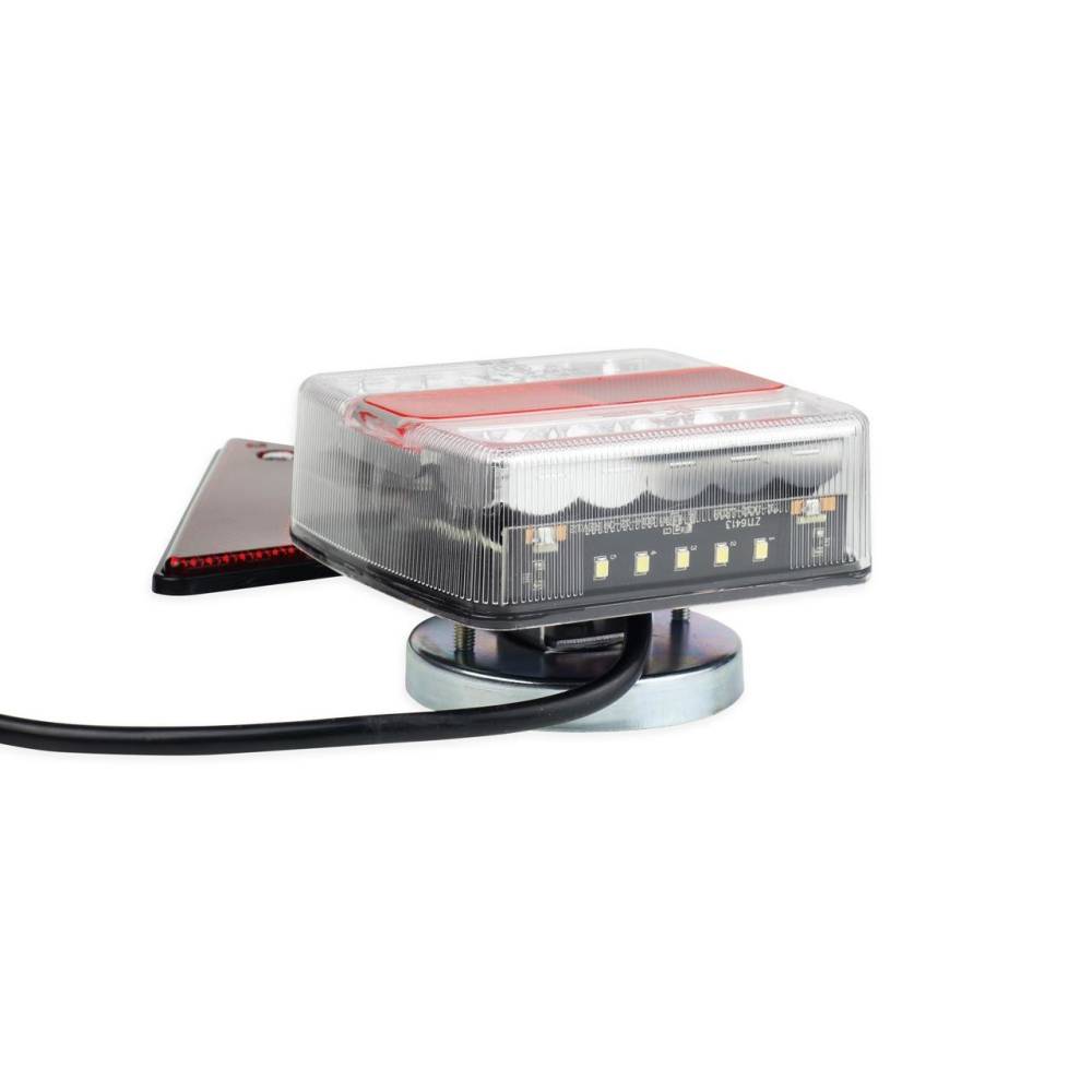 Kit lampi remorca cu magnet, cu LED, cablu 7,5m, fisa 7pini, 02140 Amio
