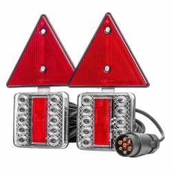 Kit lampi remorca cu magnet, cu LED, cablu 7,5m, fisa 7pini, 02140 Amio