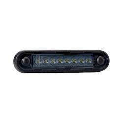 Lampa gabarit 120x27, Slim, 8 LED-uri, 2 garnituri, montare bullbar, rosie, FT-073C LONG DARK Fristom