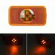 Lampa gabarit 100x53, cu 4 LED-uri, incastrabila cu mufa, Volvo FM FH, Scania, Renault L2122 TruckLed