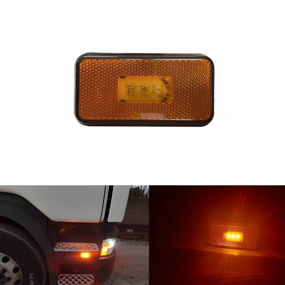 Lampa gabarit 103x55, 3 LED-uri, incastrabila cu mufa, Scania R, OEM 1737413, L2125 TruckLed