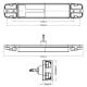 Lampa stop 238x50, 5 functii, pozitie, frana, semnalizare, mers inapoi + catadioptru, 20LED, SLIM L2320 TruckLed
