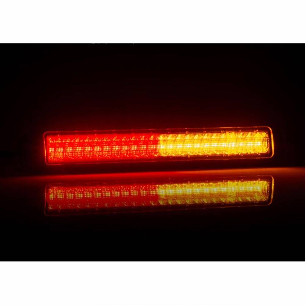 Lampa spate 255x36, 3 functii, 12-24V, slim, cu LED, FT-340 Fristom Lampa spate 255x36, 3 functii, 12-24V, slim, cu LED, FT-340 Fristom