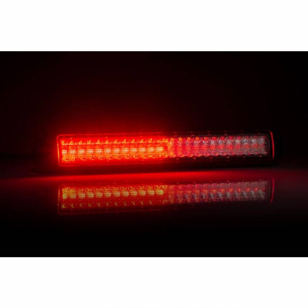 Lampa spate 255x36, 3 functii, 12-24V, slim, cu LED, FT-340 Fristom Lampa spate 255x36, 3 functii, 12-24V, slim, cu LED, FT-340 Fristom