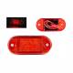 Lampa gabarit 65x28, LED, rosie, 12-36V, cu catadioptru, FT-062 C Fristom