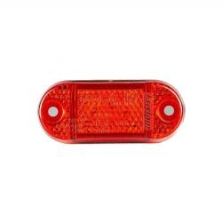Lampa gabarit 65x28, LED, rosie, 12-36V, cu catadioptru, FT-062 C Fristom