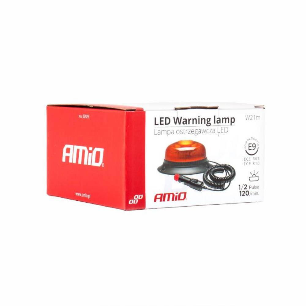 Girofar 12-24V h64, 18 LED-uri, 15W, cu magnet sau 3 suruburi 02925 Amio
