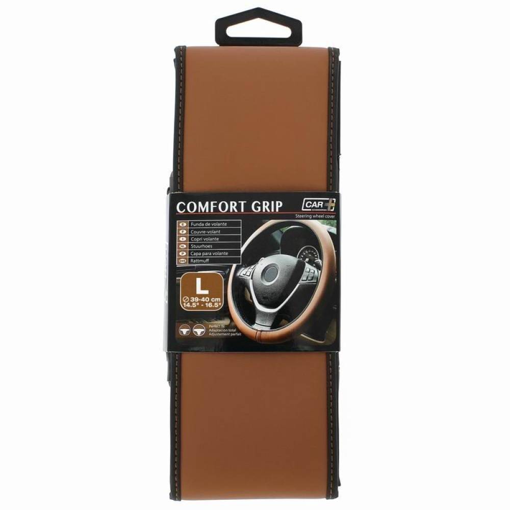 Husa volan 39-40cm, L, piele ecologica Comfort Grip, 2506320 Car+