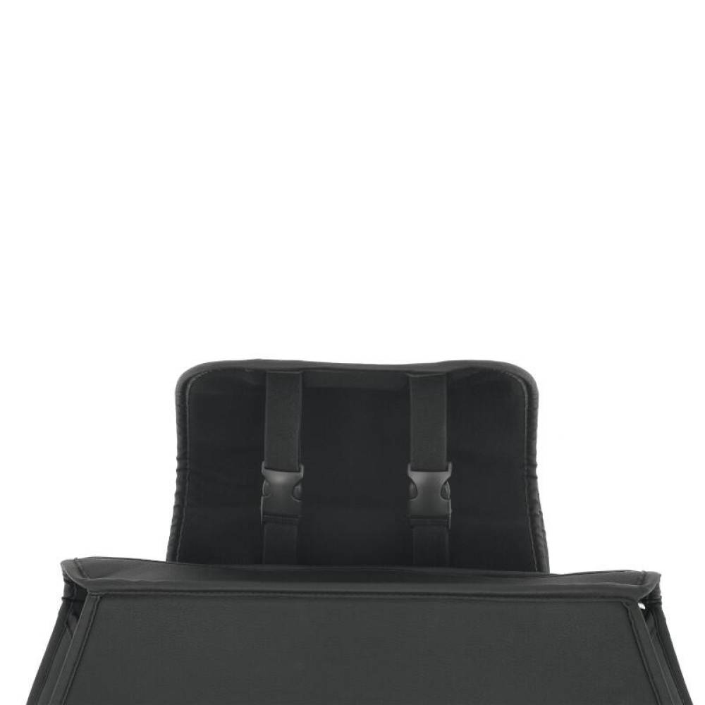 Husa scaun imitatie piele, neagra cu cusatura alba, cu buzunare fata-spate, Premium Prestige, SCA010W SwissDrive