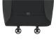 Husa scaun imitatie piele, neagra cu cusatura alba, cu buzunare fata-spate, Premium Prestige, SCA010W SwissDrive