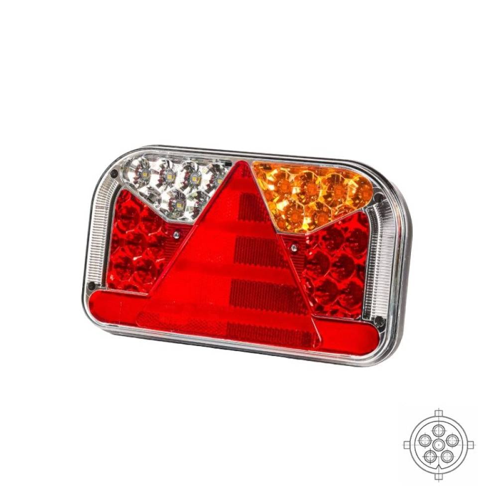 Lampa spate 240x140, LED, 6 functii, cu ceata si mers inapoi, mufa 6 pini, dreapta, FT-170 P NT Bajonet Fristom Lampa spate 240x140, LED, 6 functii, cu ceata si mers inapoi, mufa 6 pini, dreapta, FT-170 P NT Bajonet Fristom