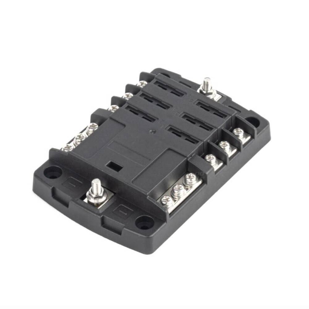 Cutie Sigurante Plate cu 6 Circuite, 30A/Circuit, Sina Negativa, Capac Protectie, 03833 Amio Cutie Sigurante Plate cu 6 Circuite, 30A/Circuit, Sina Negativa, Capac Protectie, 03833 Amio