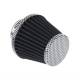 Filtru aer sport mic h7.5cm, interior fi34mm, exterior fi42mm, moto, ATV, scuter, negru carbon, 83154 Carmotion 