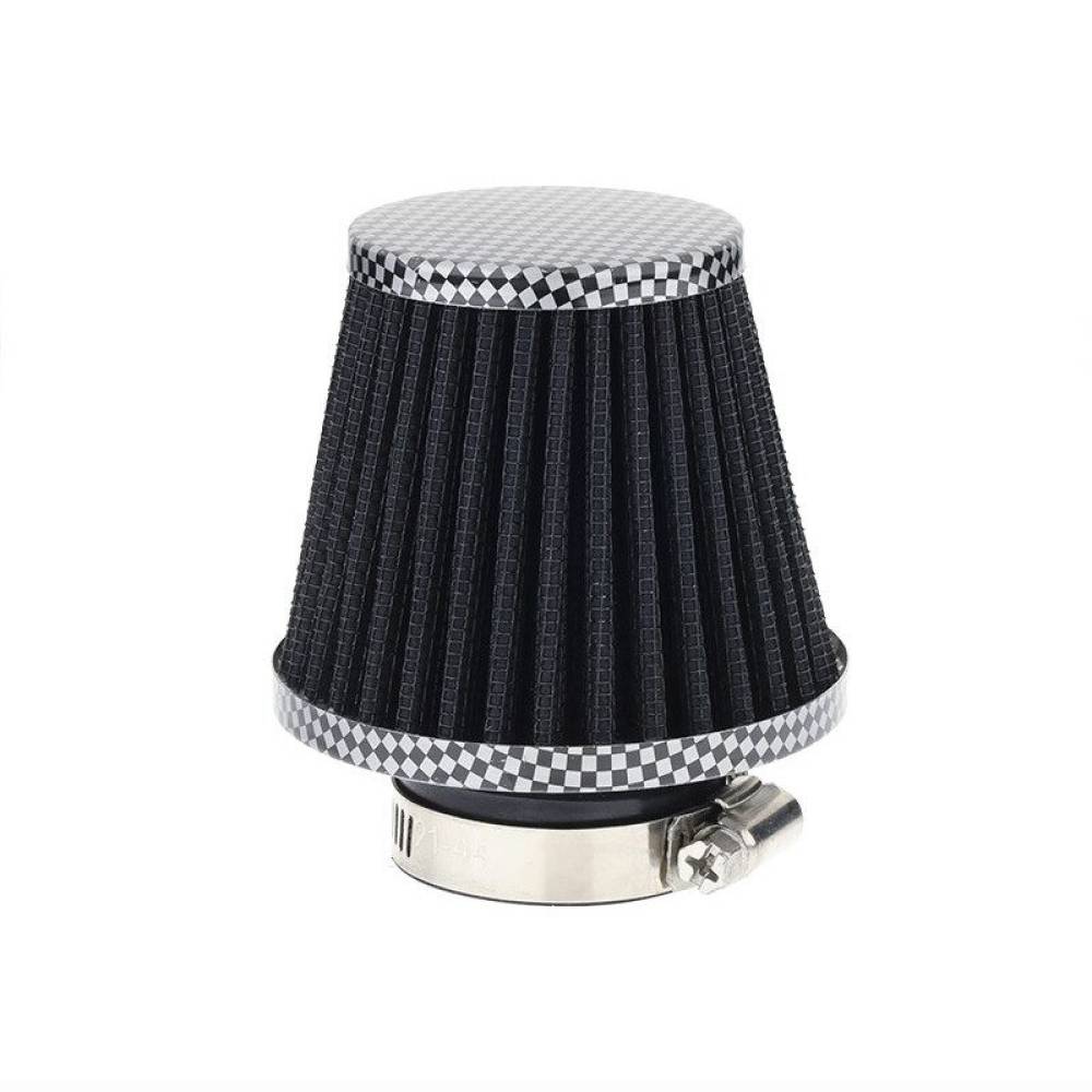 Filtru aer sport mic h7.5cm, interior fi34mm, exterior fi42mm, moto, ATV, scuter, negru carbon, 83154 Carmotion 