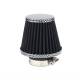 Filtru aer sport mic h7.5cm, interior fi34mm, exterior fi42mm, moto, ATV, scuter, negru carbon, 83154 Carmotion 