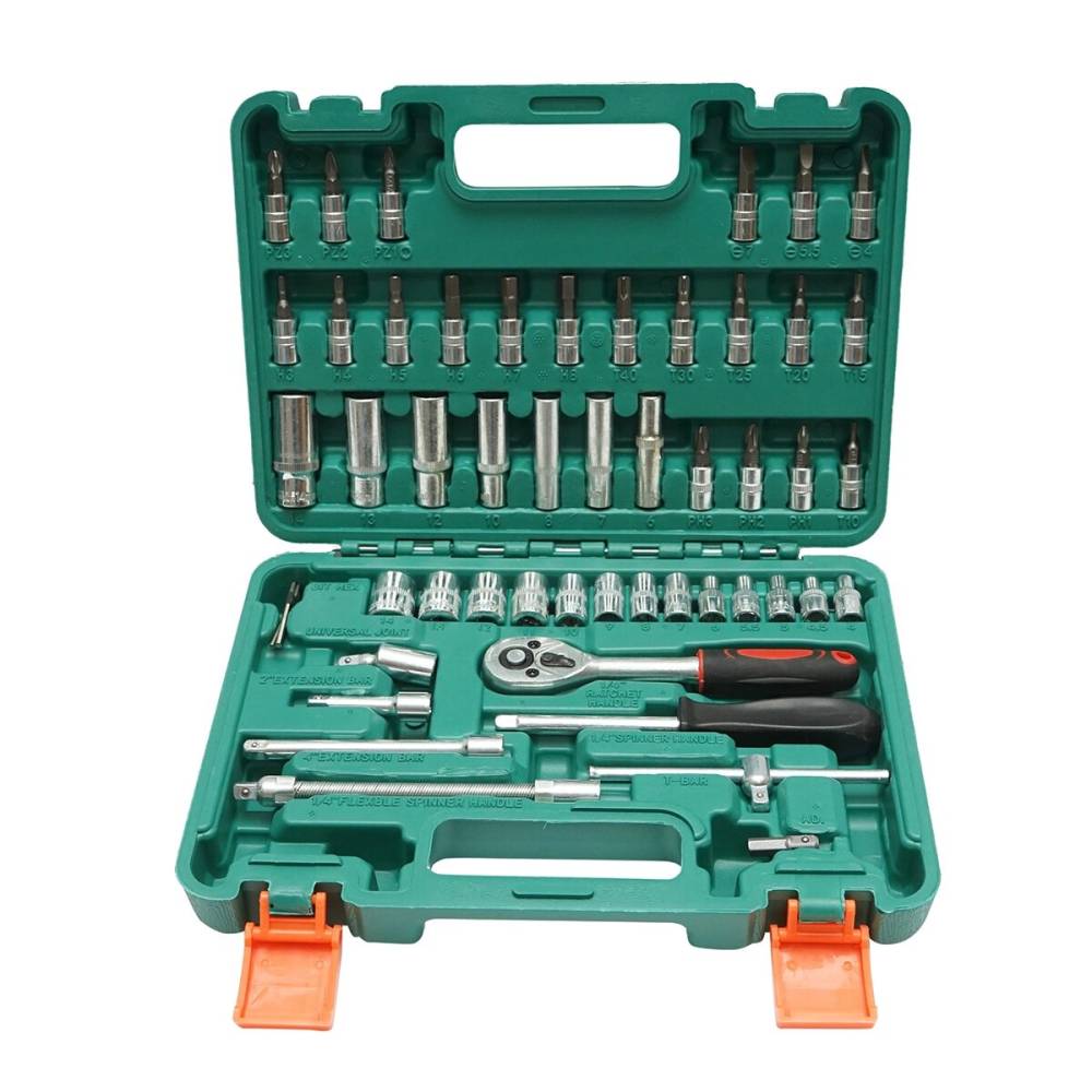 Tusa chei tubulare lungi si scurte, biti, hex, torx, antrenor cu clichet 1/4 , 53 piese, BK80633 / MD02 Tusa chei tubulare lungi si scurte, biti, hex, torx, antrenor cu clichet 1/4 , 53 piese, BK80633 / MD02
