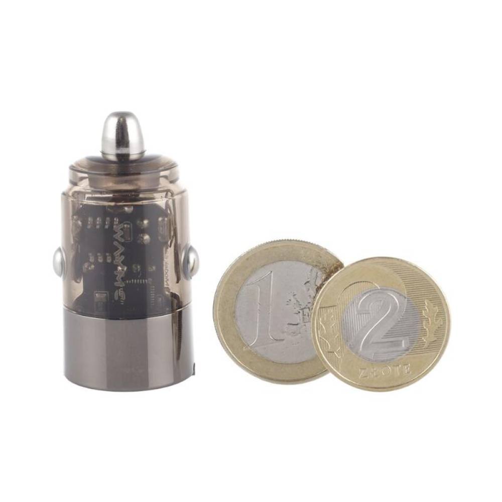 Încărcător auto cu 2 porturi USB, USB-A 18W + USB-C PD 30W, 12–24V, nano scurt cu inel, WAYME 63055 Încărcător auto cu 2 porturi USB, USB-A 18W + USB-C PD 30W, 12–24V, nano scurt cu inel, WAYME 63055