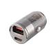 Încărcător auto cu 2 porturi USB, USB-A 18W + USB-C PD 30W, 12–24V, nano scurt cu inel, WAYME 63055 Încărcător auto cu 2 porturi USB, USB-A 18W + USB-C PD 30W, 12–24V, nano scurt cu inel, WAYME 63055