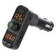 Transmitator FM, MP3 3×USB, QC3.0, PD, MicroSD 12-24V, 04653 Amio