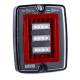 Lampa ceata si mers inapoi, cu pozitie Neon, 127x151mm, LED, FT-324 Fristom