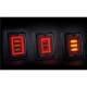 Lampa stop 127x151, 3 functii, LED, 12/24V, incastrabila, fara rama, FT-323 LED Fristom