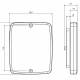 Lampa stop 127x151, 3 functii, LED, 12/24V, incastrabila, fara rama, FT-323 LED Fristom