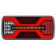Lampa spate 220x100 6 functii, LED neon, cu mers inapoi, numar, catadioptru si modul antieroare, 10-30V, cu cablu, X-SPIDER L2427, TruckLed  