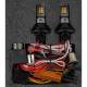 Set 2 becuri, semnalizator+DRL 12-24V PY21W cu adaptor Bau 15s, Galben si Alb CANBUS AMIO 05005