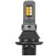 Set 2 becuri, semnalizator+DRL 12-24V PY21W cu adaptor Bau 15s, Galben si Alb CANBUS AMIO 05005